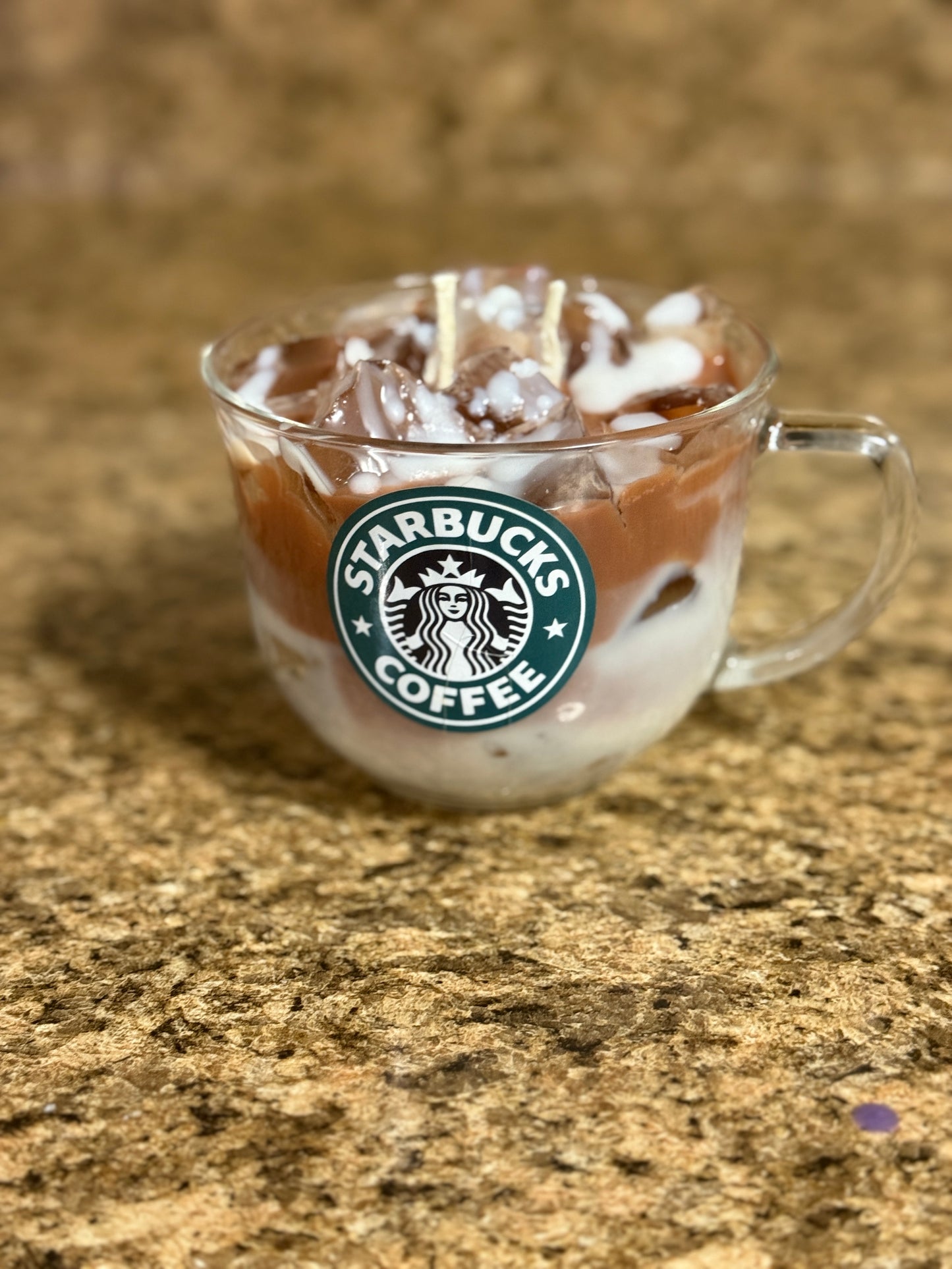 Star Bucks Mocha Latte Ice Coffee Candle