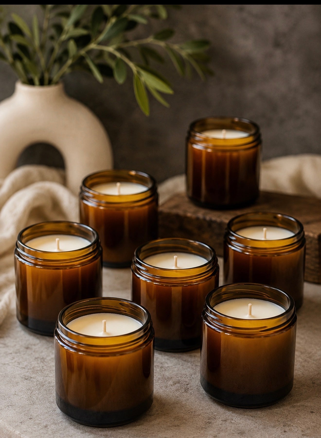 Three -4 oz Soy Wax Candles Bundle