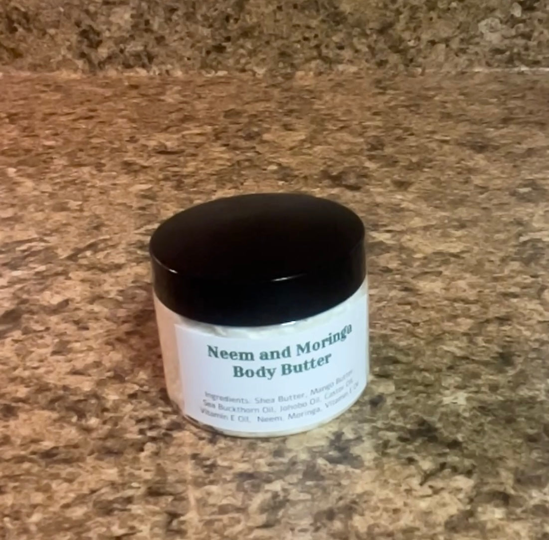 4oz Moringa and Neem Body Butter