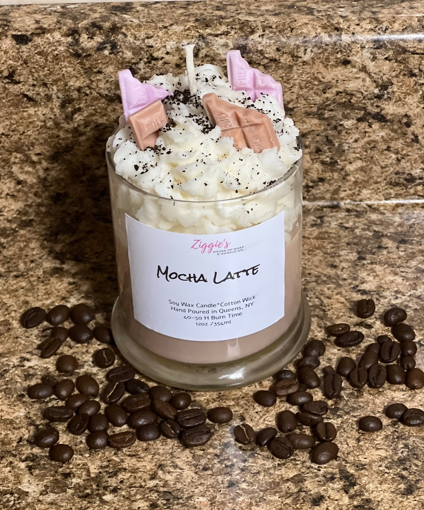 Mocha Latte Soy Wax Candle