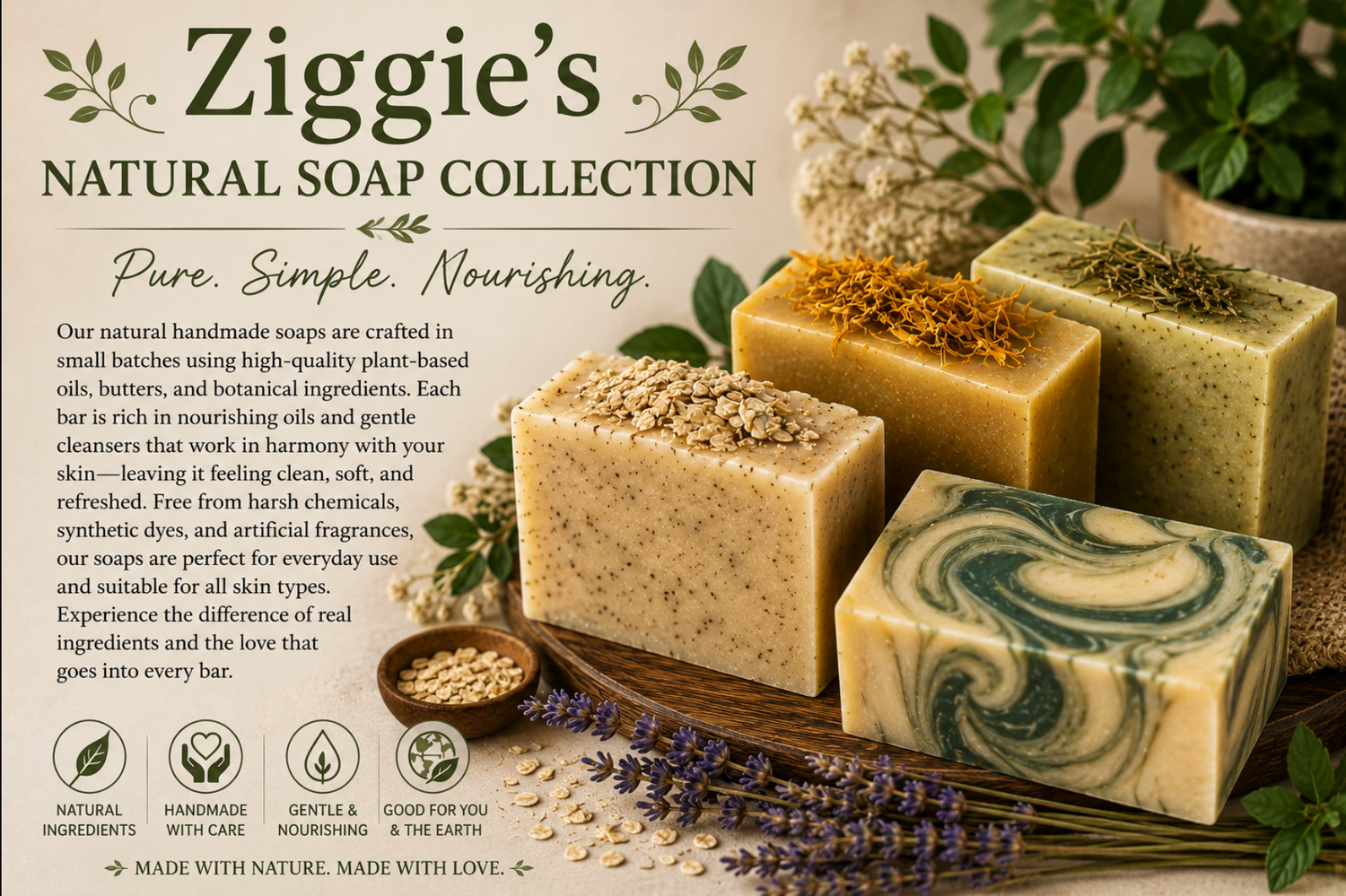 Natural Hand Made Soap