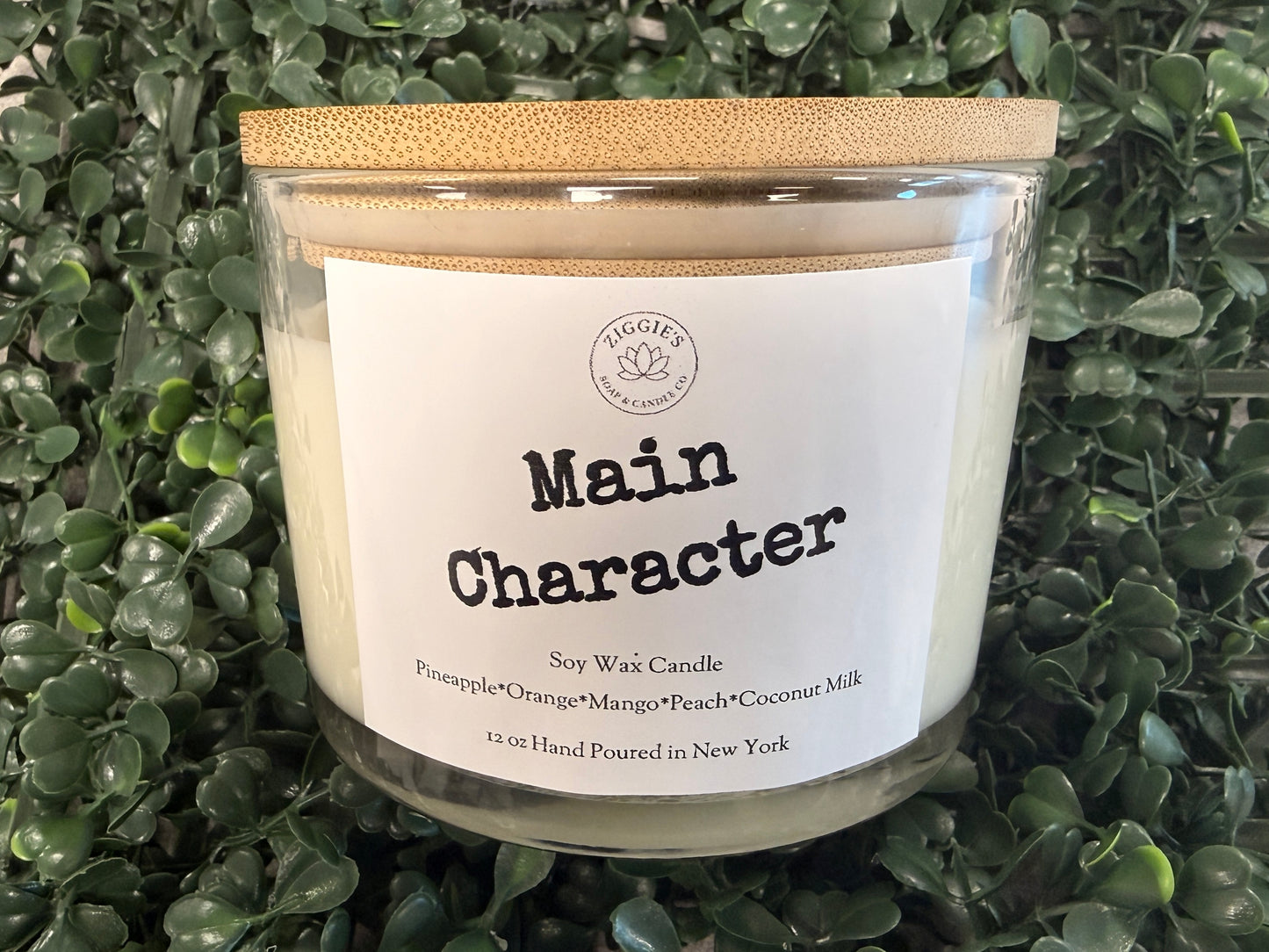 12 oz Soy Wax Candle -Main Character