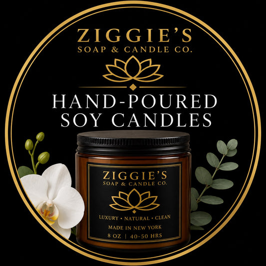 8 OZ SOY WAX CANDLE