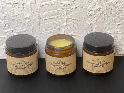 Herbal Salve with peppermint and Eucalyptus essential oil