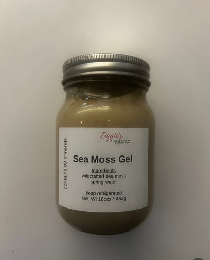 Jamaican Wildcrafted Sea Moss Gel 16oz