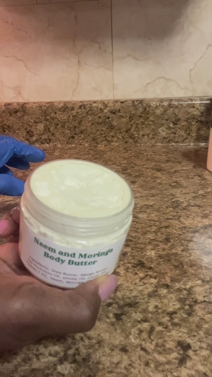 4oz Moringa and Neem Body Butter